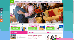 Desktop Screenshot of maidsonabroom.com