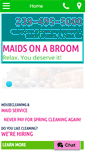 Mobile Screenshot of maidsonabroom.com